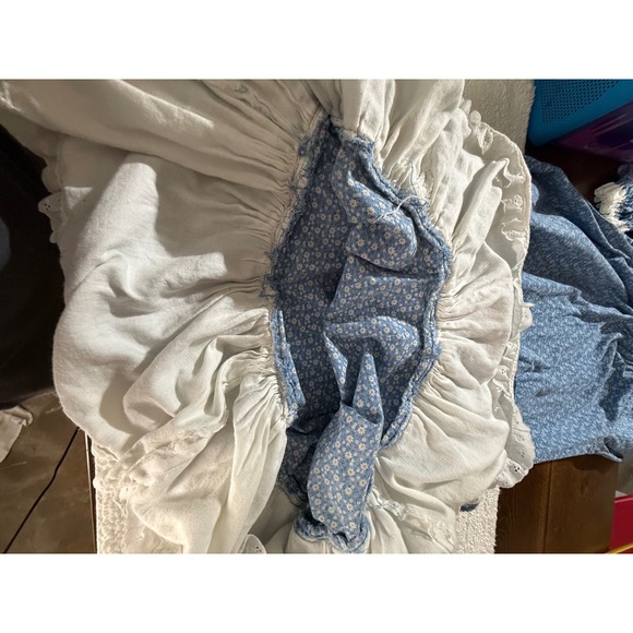 VTG Prairie Maxi Dress with Bonnet Cottagecore Pioneer Holly Hobby Costume - Picture 12 of 12